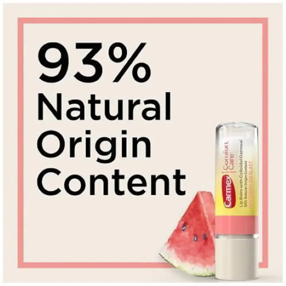 Carmex Comfort Care‎ Natural Lip Balm - Watermelon Blast 0.15oz